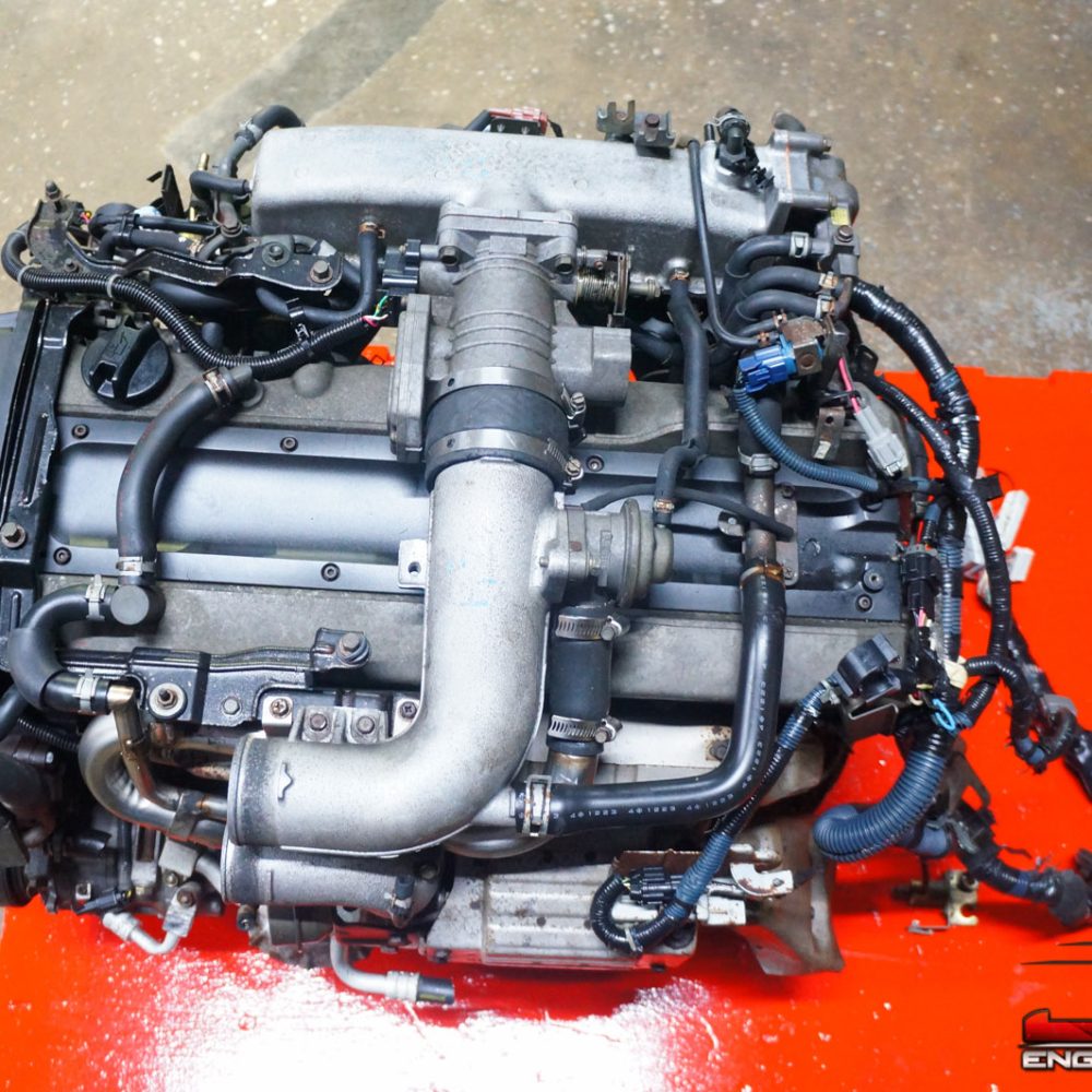 JDM NISSAN SKYLINE ENGINE R34 RB25DET NEO 6 TURBO 2.5L AWD ENGINE MOTOR HARNESS NO ECU #2