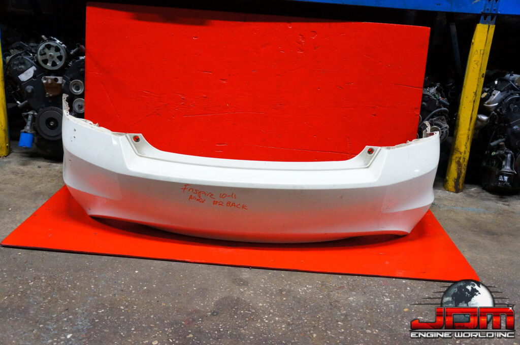 2010-2011 Honda Inspire Accord White Rear Bumper #2