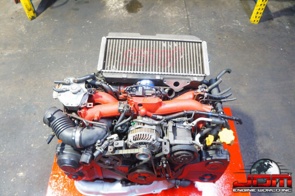 2004-2005 JDM SUBARU WRX STI EJ20 2.0L TURBO ENGINE VERSION 8 EJ207 MOTOR ONLY ECU
